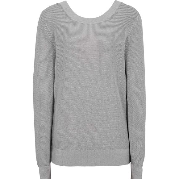NWT Reiss Corin Open Back Sweater Small Gray - Picture 3 of 4
